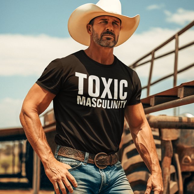 TOXIC MASCULINITY FUNNY PAPPA fars dag T-Shirts (Skapare uppladdad)