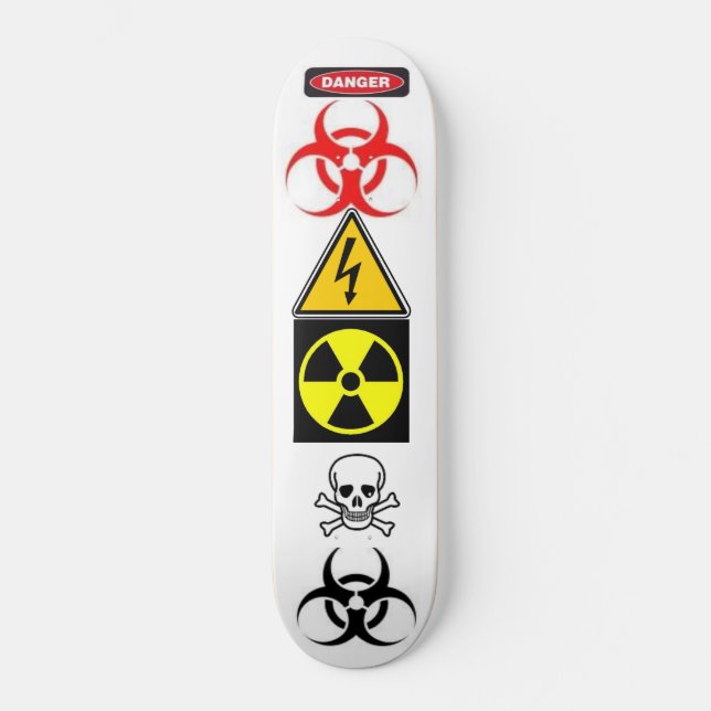 TOXIC MINI SKATEBOARD BRÄDA 18,5 CM (Framsida)