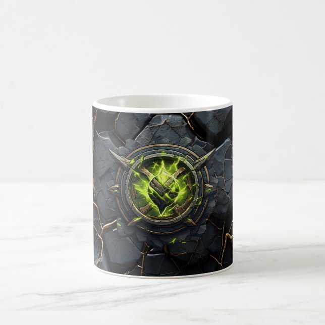 Toxic Rune Gamer-emblem Kaffemugg (Center)