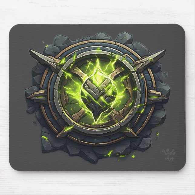 Toxic Rune Gamer Emblem Musmatta (Framsidan)