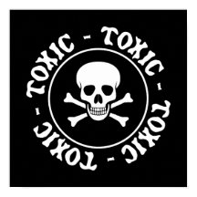 Toxic Skull Poster