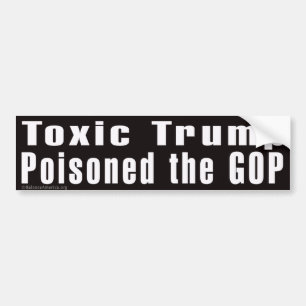 'Toxic Trump' Bumper-etikett Bildekal