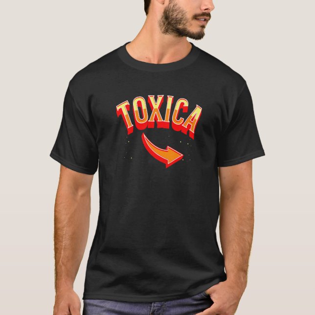 Toxica-pil T Shirt (Framsida)