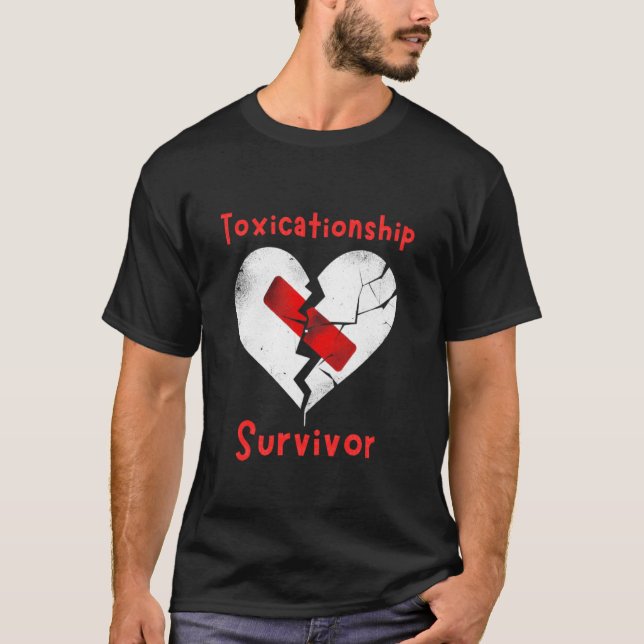TOXICATIONSHIP Överlevare T Shirt (Framsida)