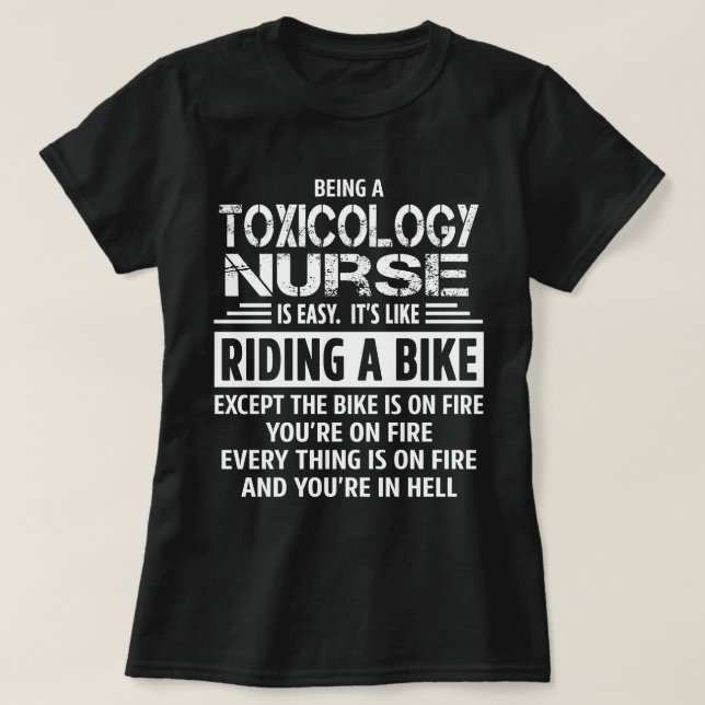 Toxicology Nurse T Shirt (Design framsida)