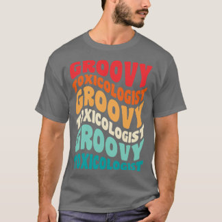 Toxikolog Vintage Retro 60 s 70:s Vibes T Shirt