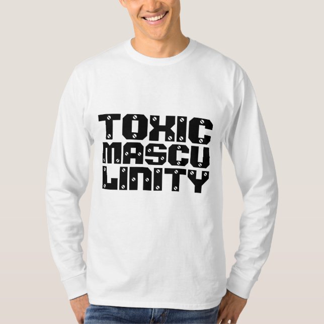 TOXISK MASKULINITET Mäns T-Shirts (Framsida)