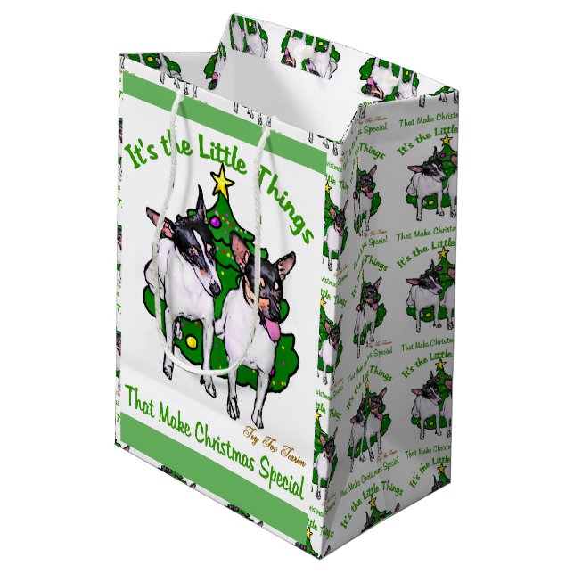 Toy Fox Terrier Jul (Baksidan Vinklad)