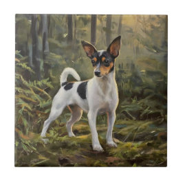 Toy Fox Terrier Kakelplatta