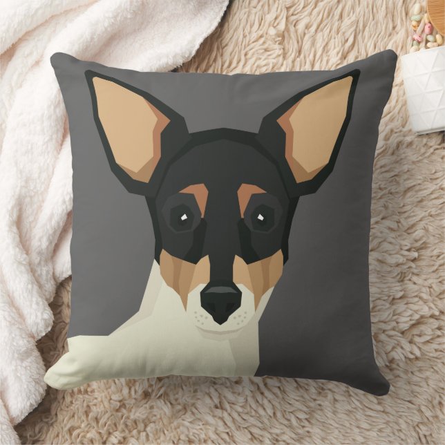 Toy Fox Terrier Kudde (Filt)