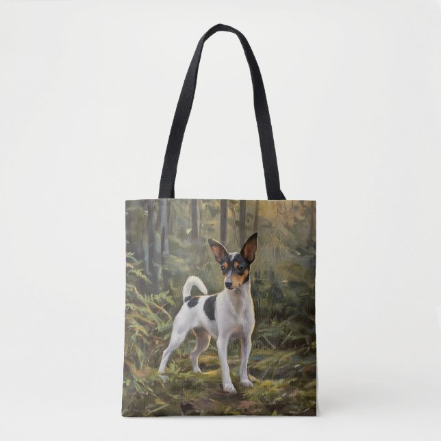 Toy Fox Terrier Tygkasse (Framsida)