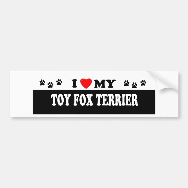 TOY FOX TERRRIER BILDEKAL (Framsidan)