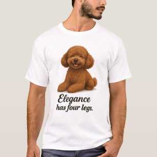 Toy Poodle � Elegans Har Fyra Ben T Shirt