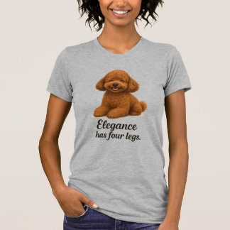 Toy Poodle � Elegans Har Fyra Ben T Shirt