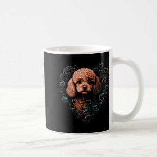Toy Pudel Kärlek Hjärtan För Alla Hjärtans Dag På Kaffemugg
