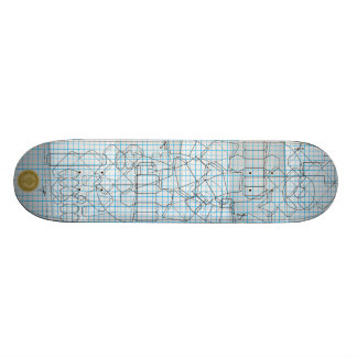 toygami sk8 old school skateboard bräda 18 cm