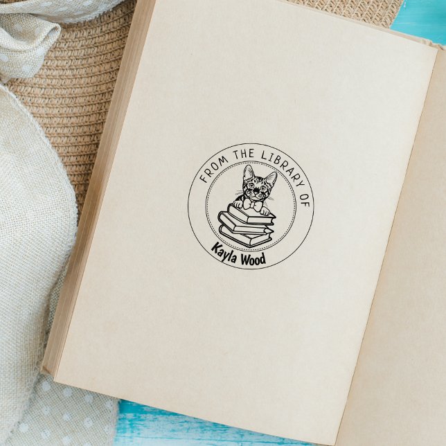 Toyger Cat, Bok från Bibliotek Stämpel (Skapare uppladdad)