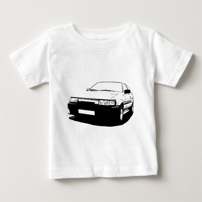 Toyota AE86 T-shirt (Framsida)