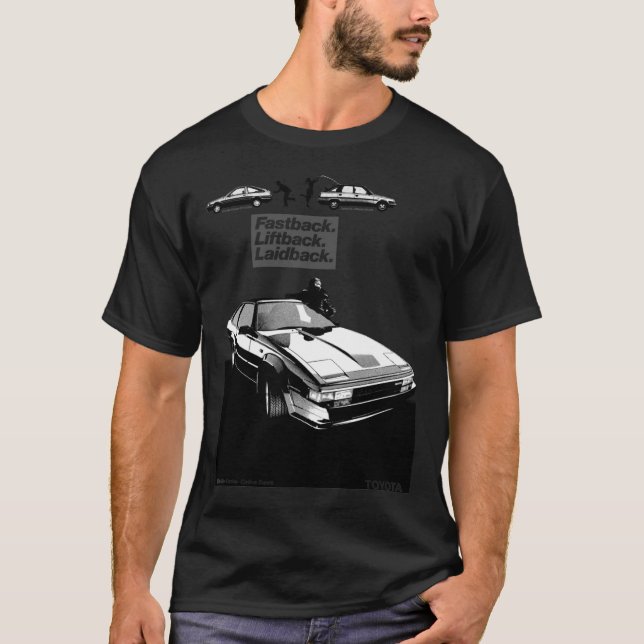 TOYOTA CELICA Classic T-Shirt (Framsida)