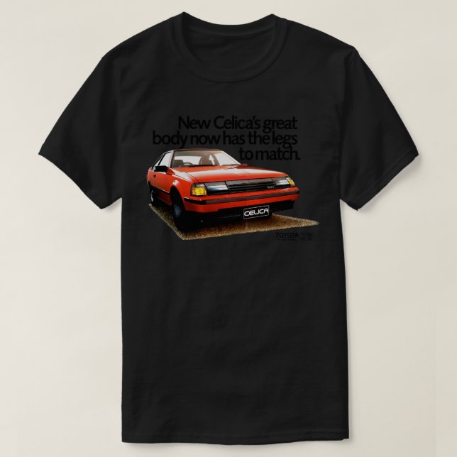TOYOTA CELICA T SHIRT (Design framsida)