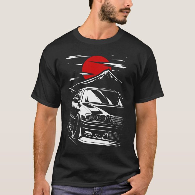 Toyota Chaser jzx100 Tourer V T Shirt (Framsida)