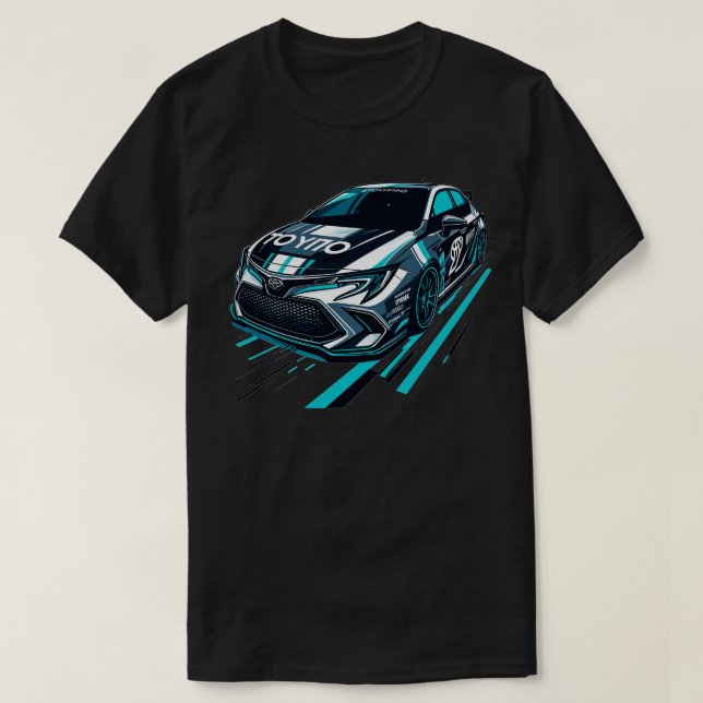 Toyota Corolla 8 T Shirt (Design framsida)