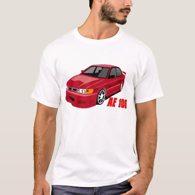 Toyota Corolla AE100 Tee Shirt (Framsida)