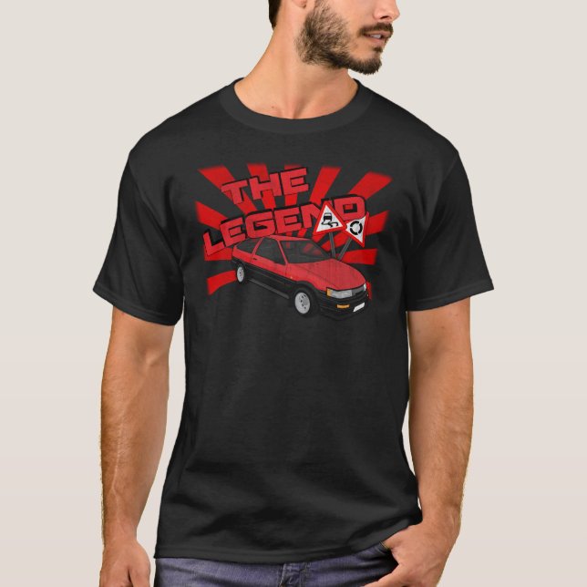 Toyota Corolla AE86 T-shirt (Framsida)