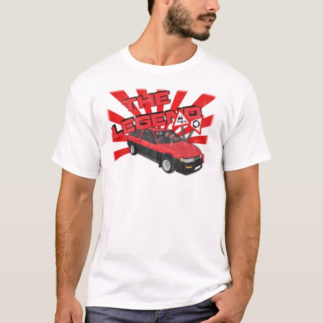Toyota Corolla AE86 Tee (Framsida)
