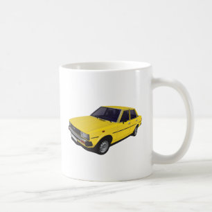 Toyota Corolla DX KE70 4 dörrgult Kaffemugg