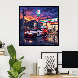 Toyota Corolla Levin AE101 Touring Car Poster