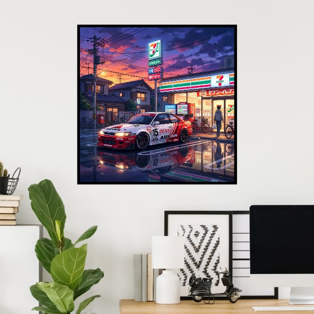 Toyota Corolla Levin AE101 Touring Car Poster (Hemmakontoret)
