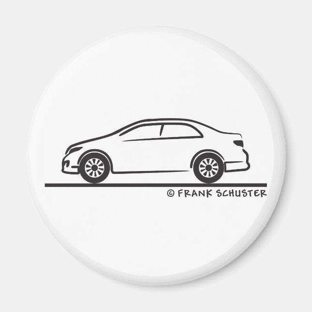 Toyota Corolla Magnet (Framsidan)