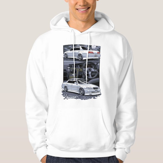Toyota Cresta X100 ROULANT G Kuresuta Hoodie (Framsida)