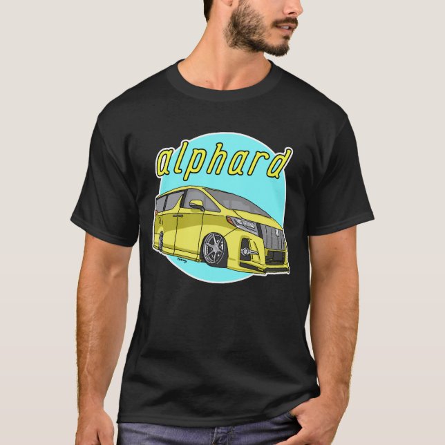 Toyota fällda ned Alphard - T Shirt (Framsida)