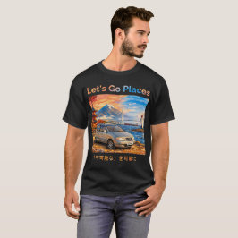 Toyota Gaia Låt oss se platser T Shirt