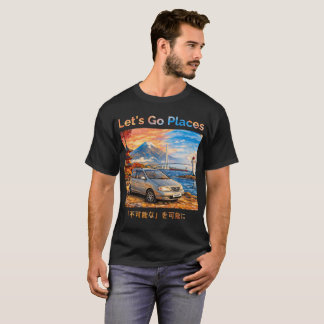 Toyota Gaia Låt oss se platser T Shirt