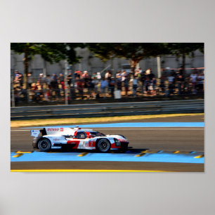 Toyota GR010 Hybrid 24 timmar av Le Mans 2022 Poster