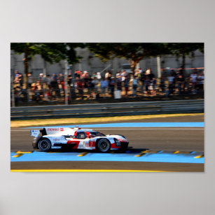 Toyota GR010 Hybrid 24 timmar av Le Mans 2022 Poster