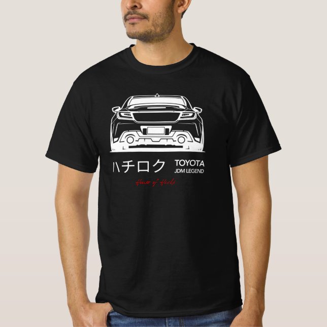 Toyota GR86 JDM Legend – House of Hachi T Shirt (Framsida)