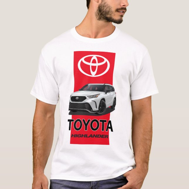 Toyota Highlander T Shirt (Framsida)