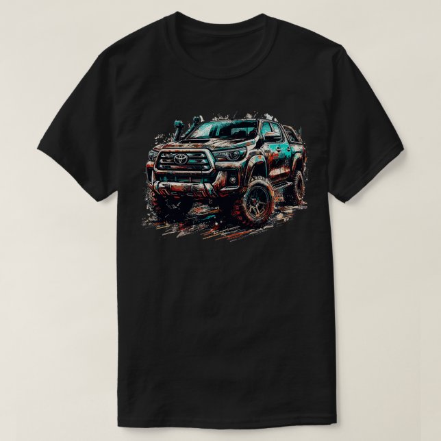 Toyota Hilux 10 T Shirt (Design framsida)