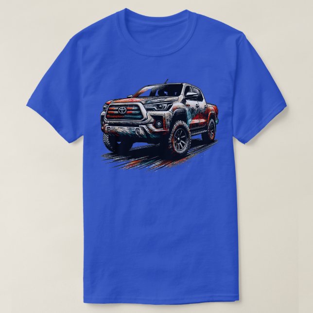 Toyota Hilux 13 T Shirt (Design framsida)