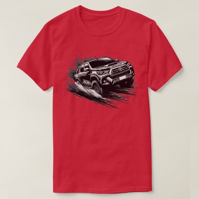 Toyota Hilux 2 T Shirt (Design framsida)