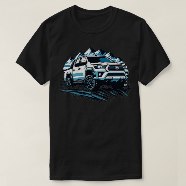 Toyota Hilux 3 T Shirt (Design framsida)