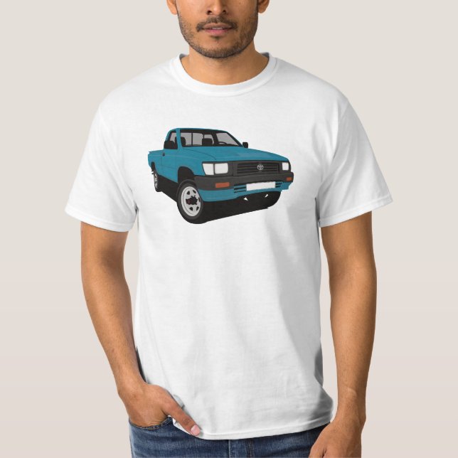 Toyota Hilux - turkosblått - T Shirt (Framsida)