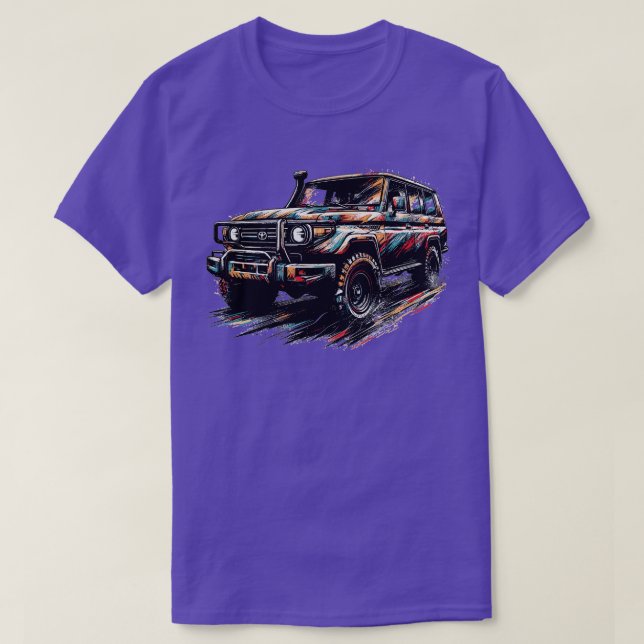 Toyota Land Cruiser 8 T Shirt (Design framsida)