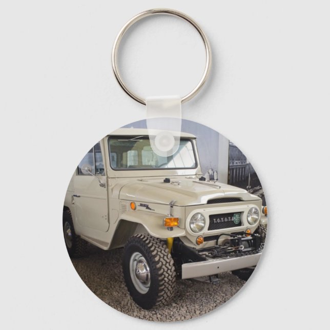 Toyota Land Cruiser BJ40 Nyckelring (Framsida)