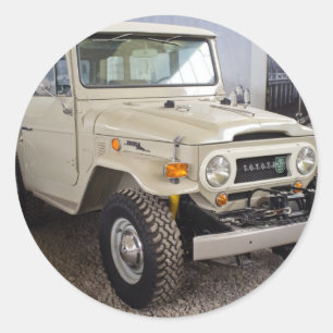 Toyota Land Cruiser BJ40 Runt Klistermärke