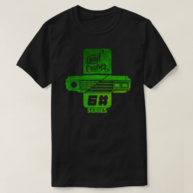 Toyota Land Cruiser FJ60 HJ62 FJ62 - Model 60 Seri T Shirt (Design framsida)